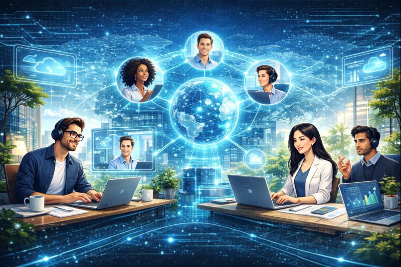 Remote team collaboration